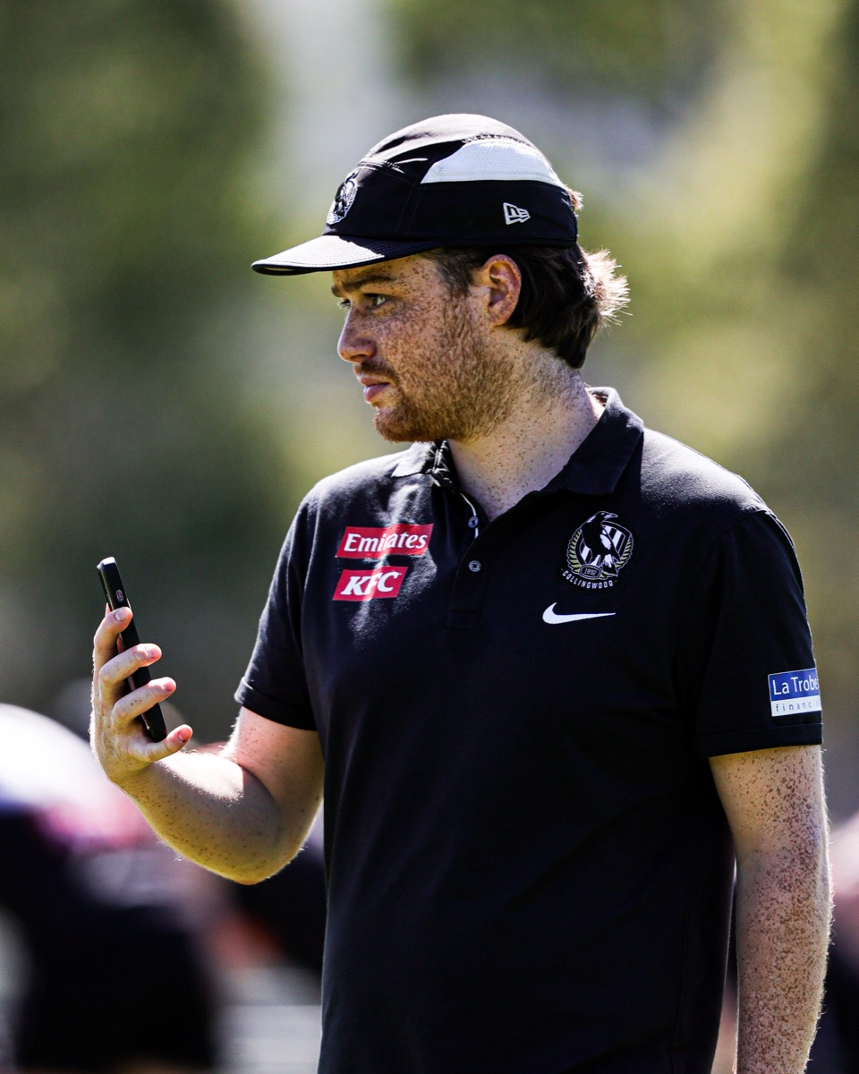 Patrick Quay on the job, working in sport